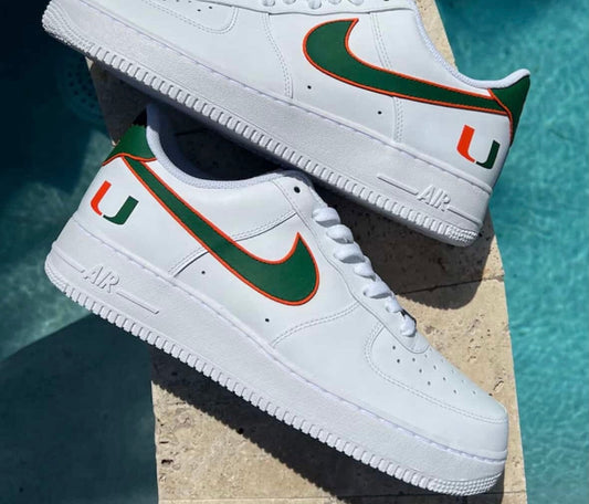 Miami Hurricanes - Custom Air Force 1