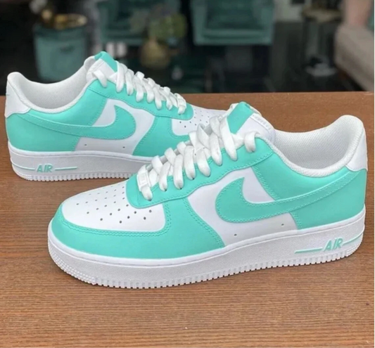 Turquoise Pop - Custom Air Force 1