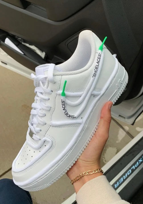 Off White Laces Inspired - Custom Air Force 1