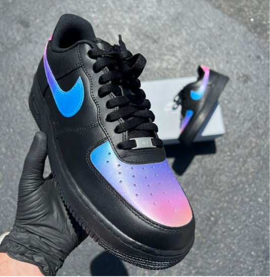 Sunset Ombre Black - Custom Air Force 1