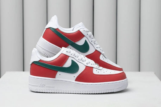 Red & Green - Custom Air Force 1