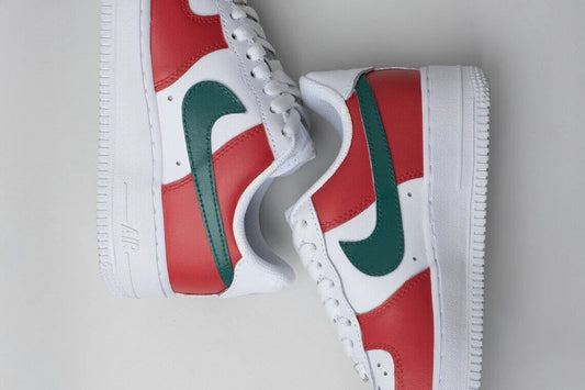 Red & Green - Custom Air Force 1