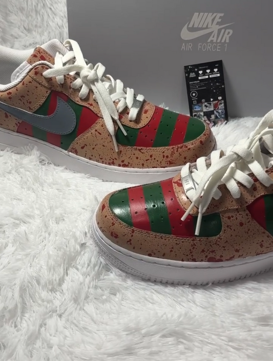 Freddy Krueger - Custom Air Force 1 - Sole Struck