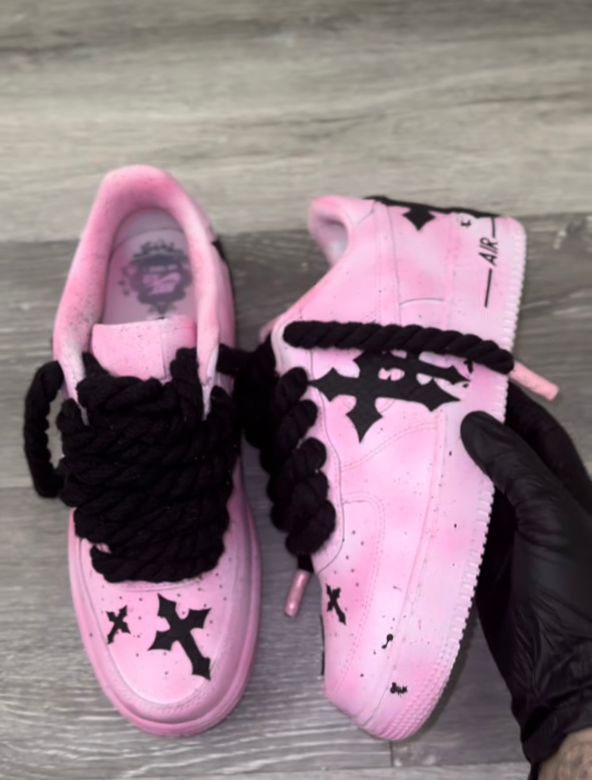 Cross Fire Pink - Custom Air Force 1