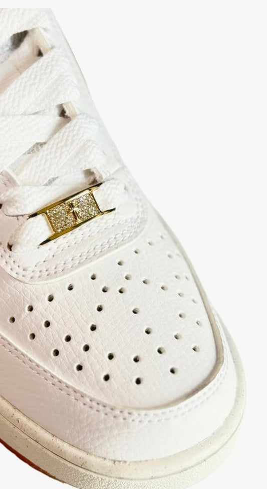 Gold Cross Lace Charm - Sole Struck - Sole Struck