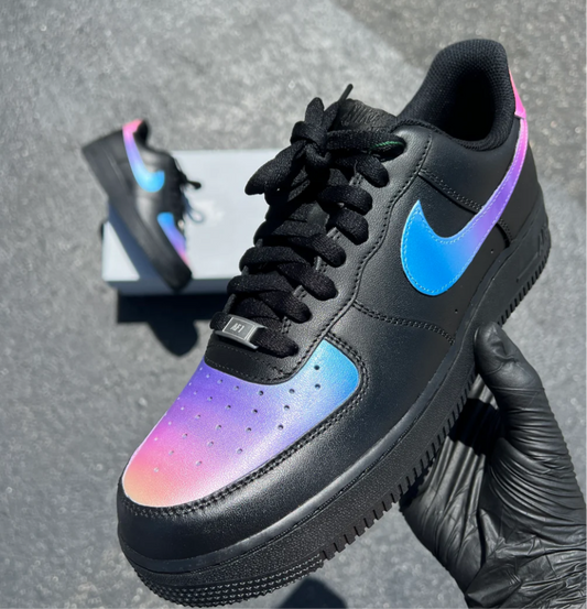 Sunset Ombre Black - Custom Air Force 1