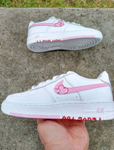 “I Love You” Gift - Custom Air Force 1 - Sole Struck