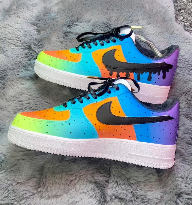 Neon Gradient - Custom Air Force 1 Sole Struck