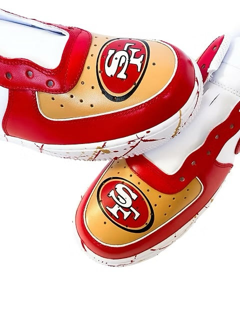 San Francisco 49ers - Custom Air Force 1 Sole Struck