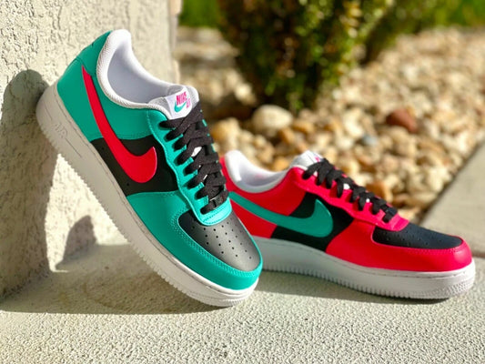Mismatch Christmas - Custom Air Force 1