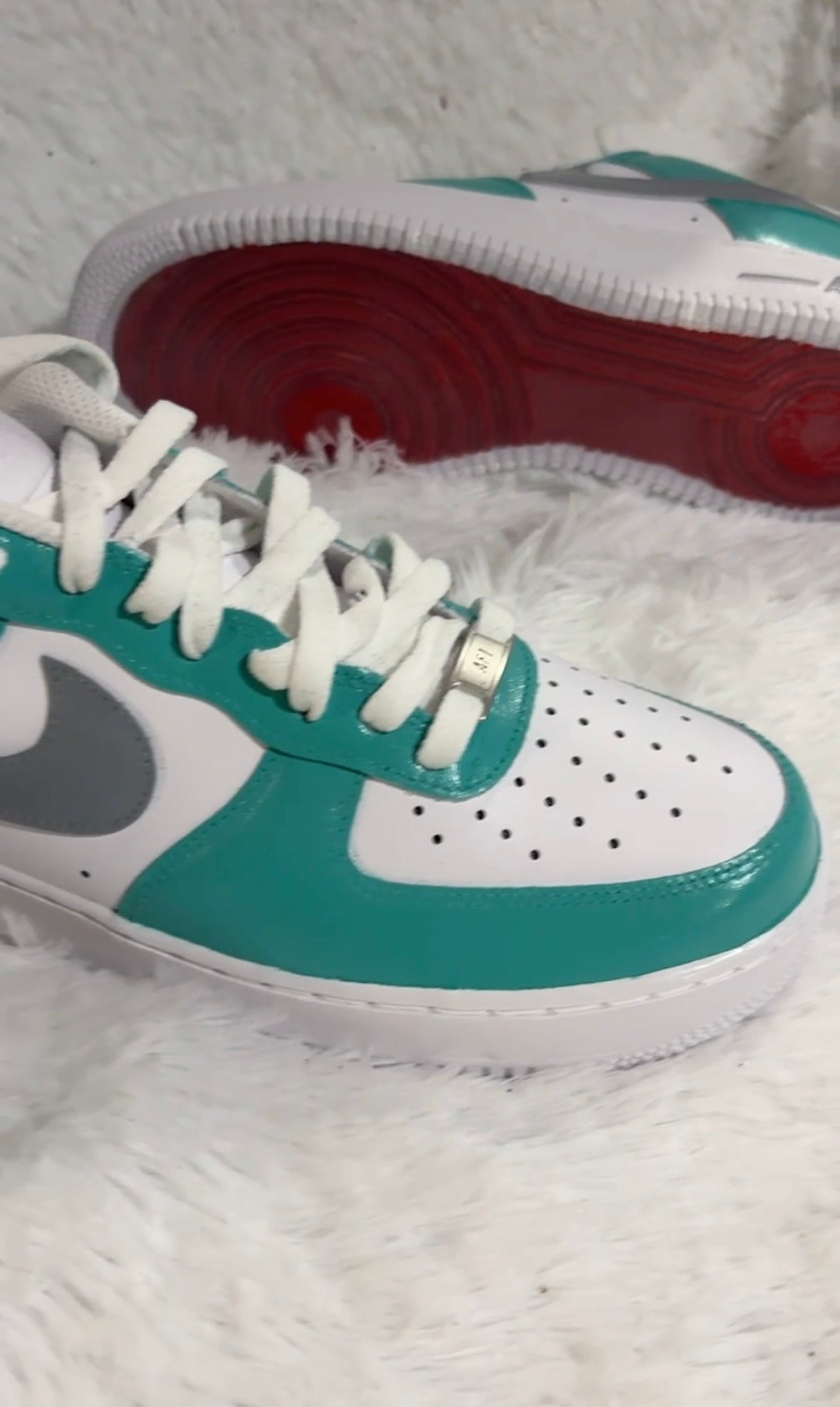 Tiffany Blue Red Bottoms - Sole Struck