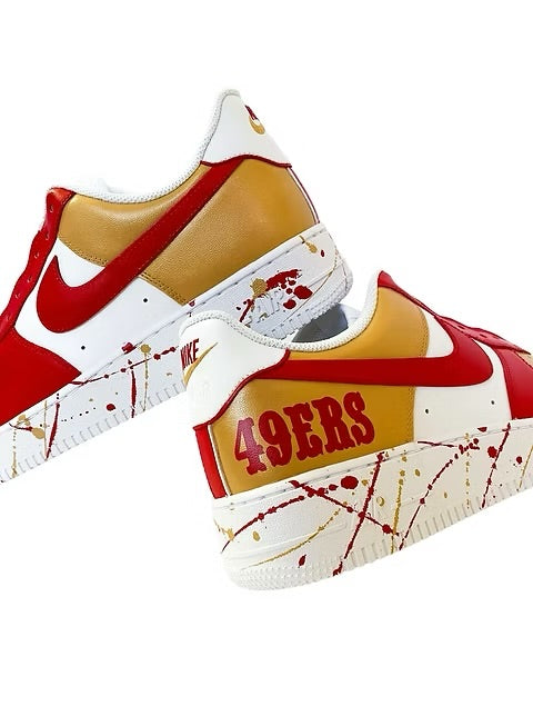 San Francisco 49ers - Custom Air Force 1 Sole Struck