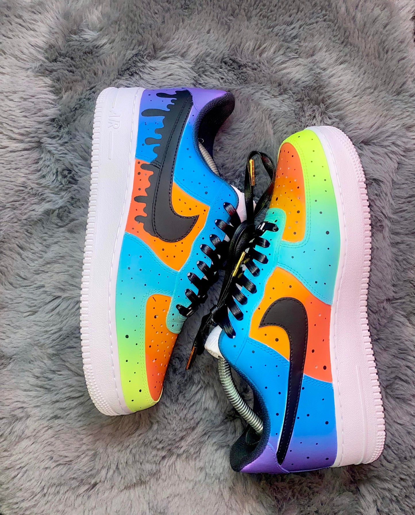 Neon Gradient - Custom Air Force 1 Sole Struck