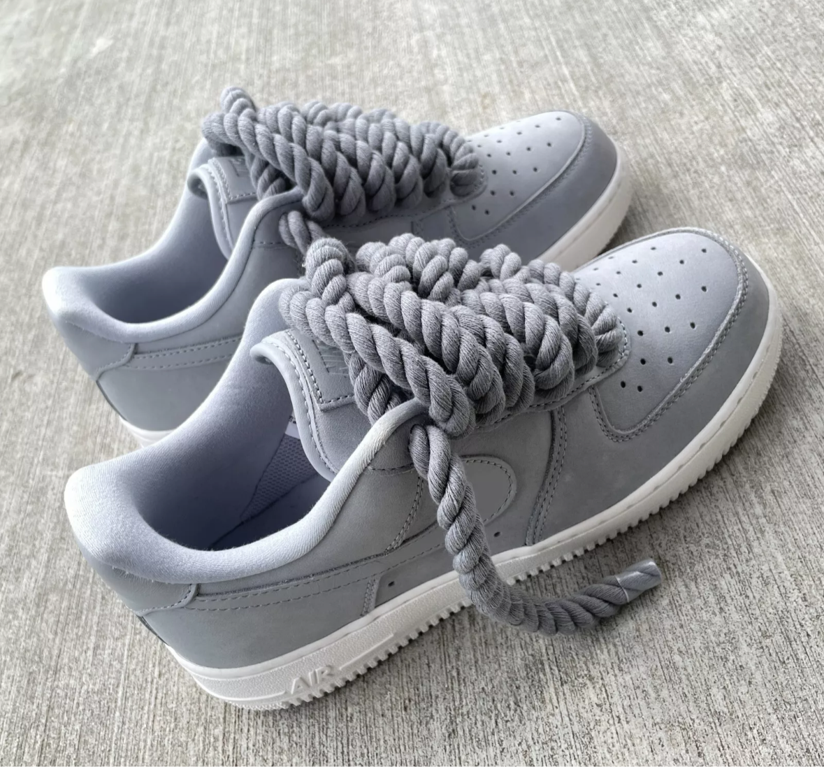 Wolf Grey Matte - Custom Air Force 1