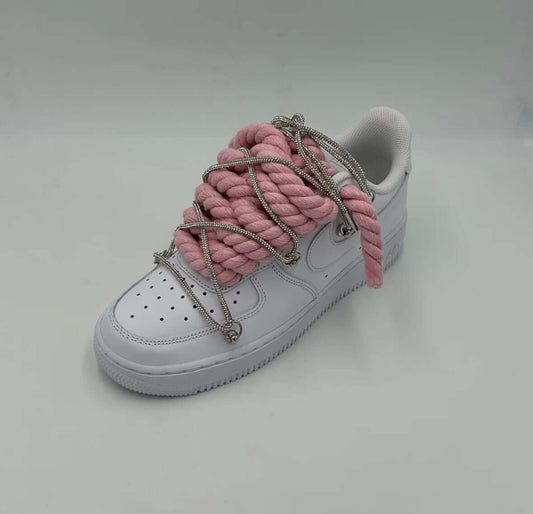 Pink Bling - Custom Air Force 1 - Sole Struck