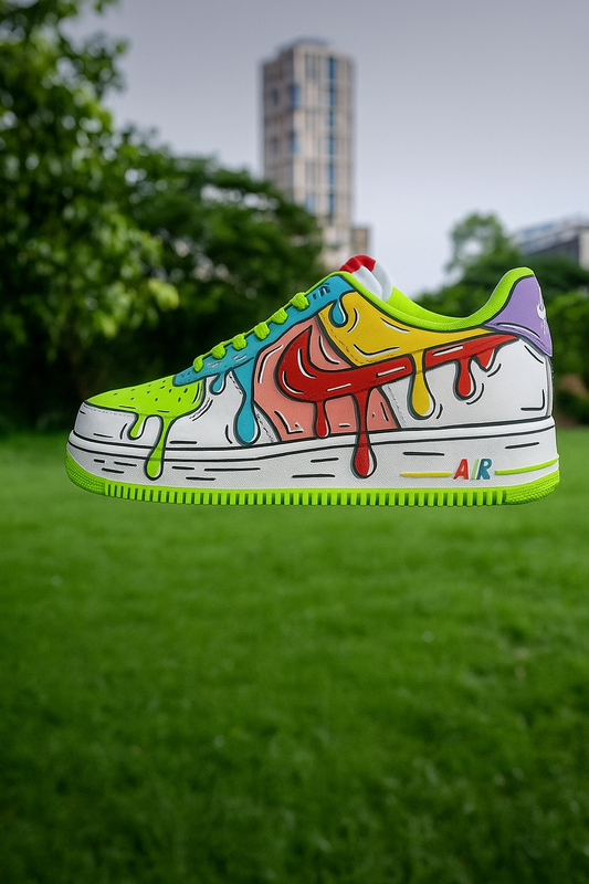 Rainbow Drip 2.0 - Custom Air Force 1