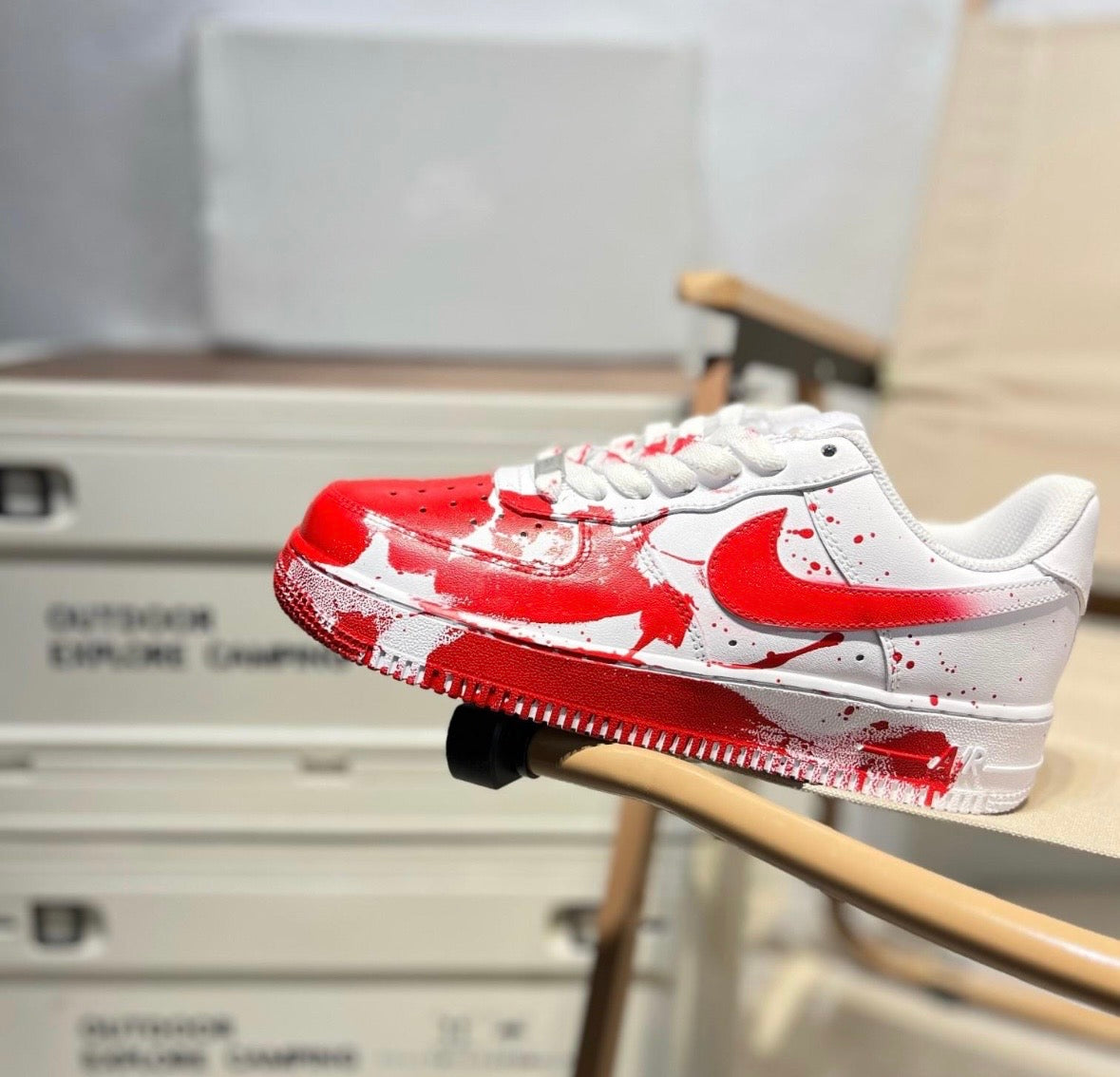 Blood Splatter - Custom Air Force 1 Sole Struck