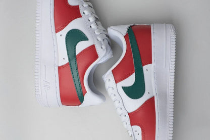 Red & Green - Custom Air Force 1
