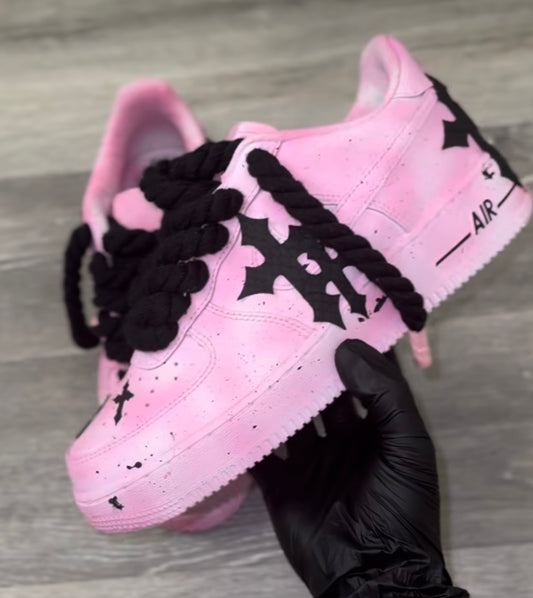 Cross Fire Pink - Custom Air Force 1