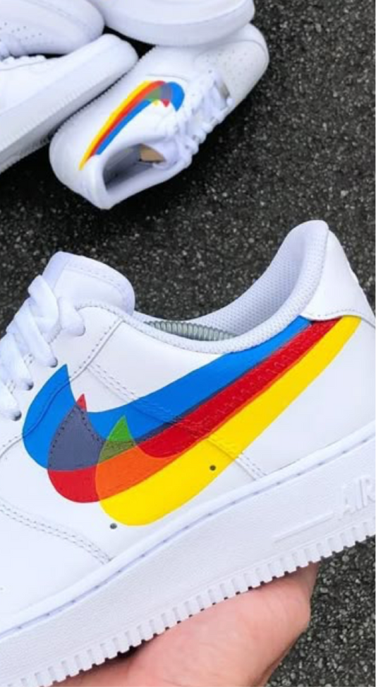 Illusion Swoosh - Custom Air Force 1