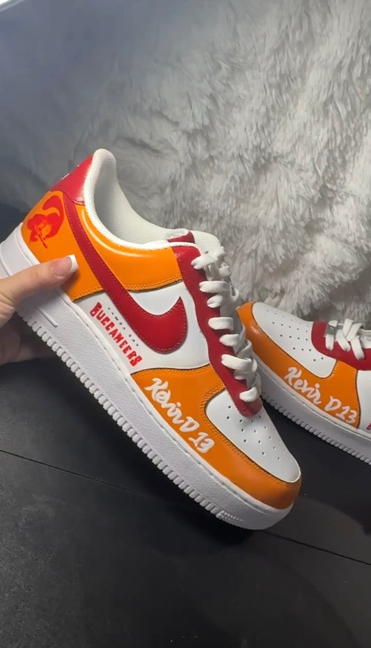 Tampa Bay Buccaneers - Custom Air Force 1