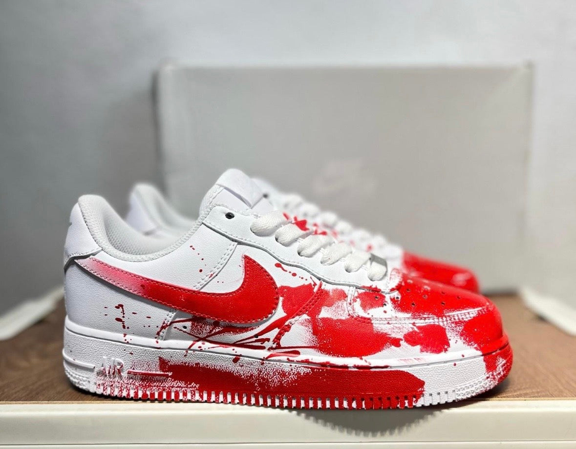Blood Splatter - Custom Air Force 1 Sole Struck