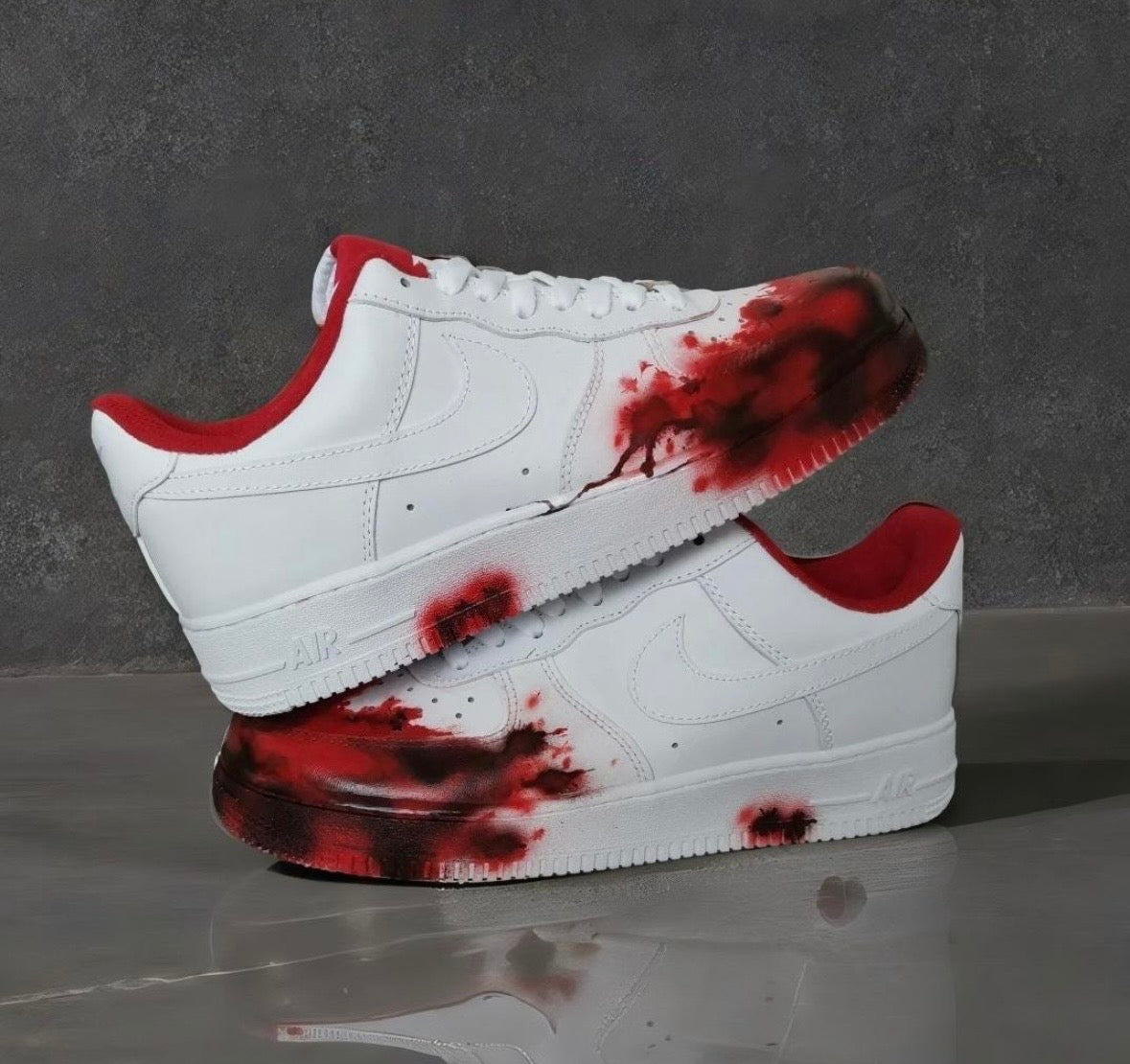 Bloody Steps - Custom Air Force 1 Sole Struck