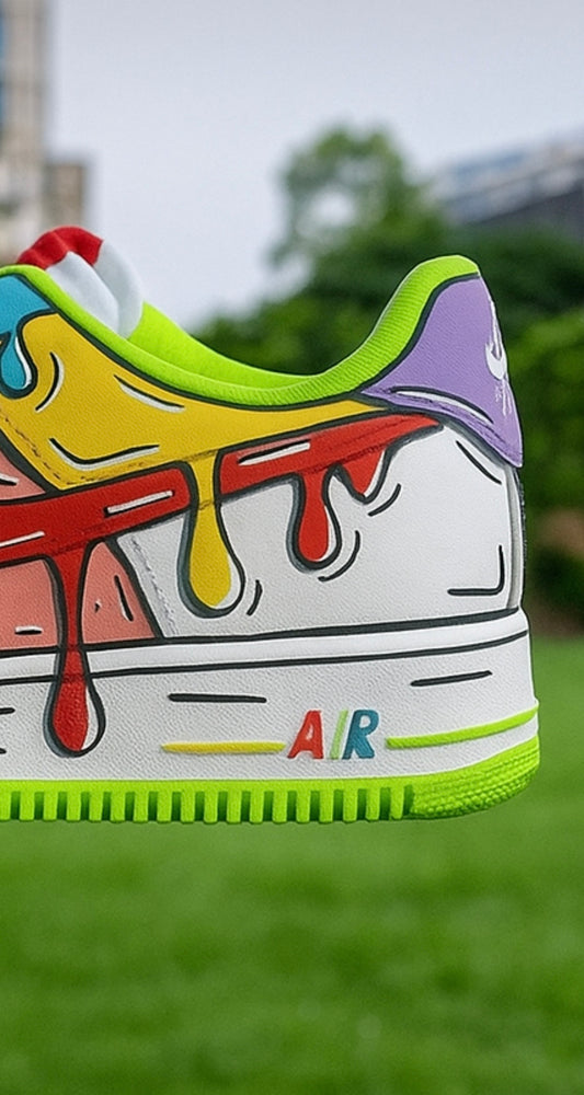 Rainbow Drip 2.0 - Custom Air Force 1